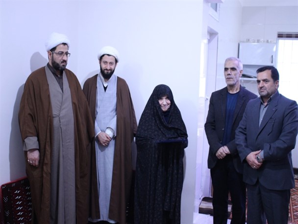 دیدار با خانواده روحانی شهید خواجه میرزایی + تصاویر