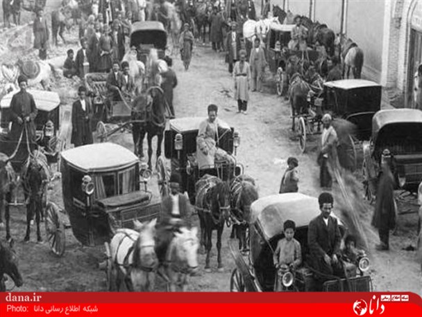 عکس/مسافرکشی در دوره قاجار
