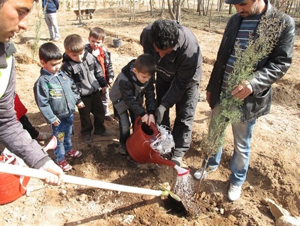 گزارش تصویری برگزاری مراسم روز درختکاری در زنجان