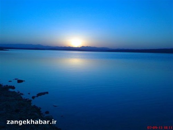 دریاچه سد زاینده رود در شهرستان بن + تصاویر
