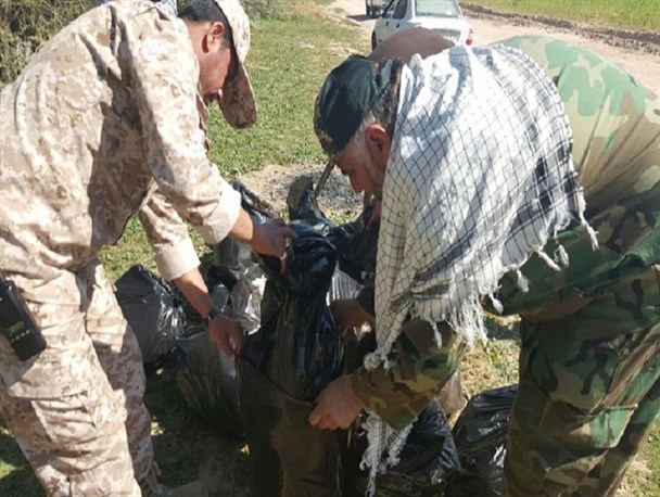 برگزاری اردوی جهادی پاکسازی محیط زیست در شهرستان باوی + تصاویر