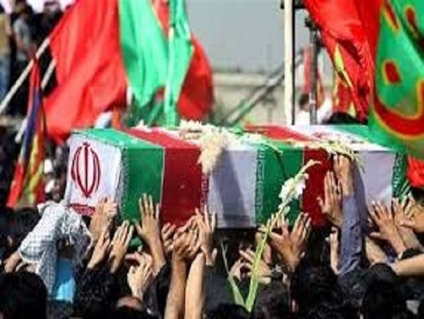 تشییع ۴ شهید گمنام و یک شهید شناسایی شده در خراسان شمالی