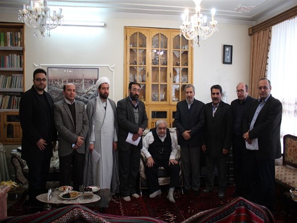 دیدار با مولف کتاب زندگی نامه 230 تن از علمای جهان اسلام با عنوان الغدیر المصور