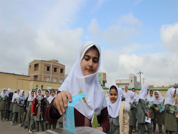 مراسم جشن نیکوکاری در مدارس اصلاندوز مغان برگزار شد+تصاویر