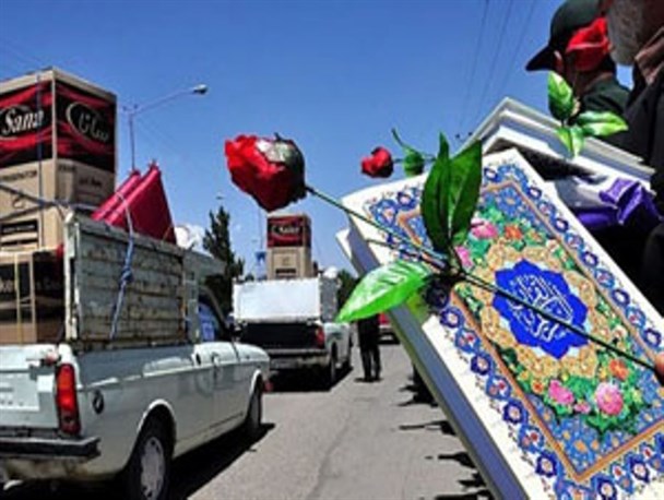 اهدای ۵ فقره جهزیه به نوعروسان بوکانی در روز جشن نیکوکاری