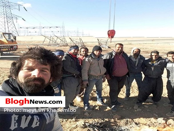 سلفی دکل‌بندان گلوگاهی