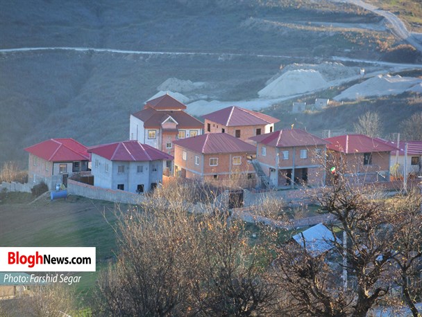 رودبار روستایی در نکا با ظاهر شهری