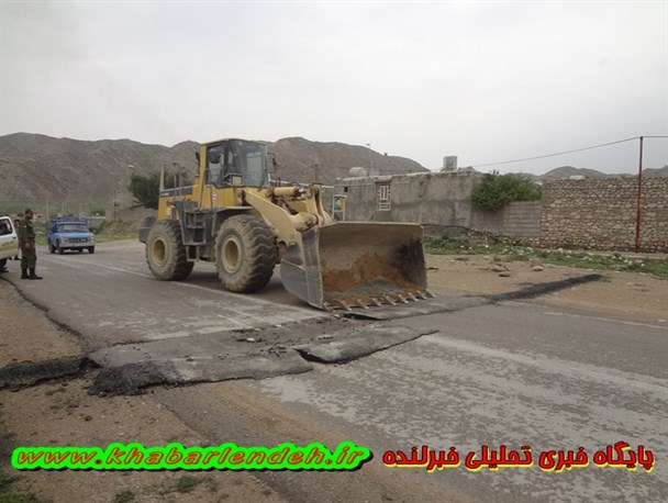 حذف سرعت گیر غیراستانداردر مسیر لنده به دهدشت+تصاویر