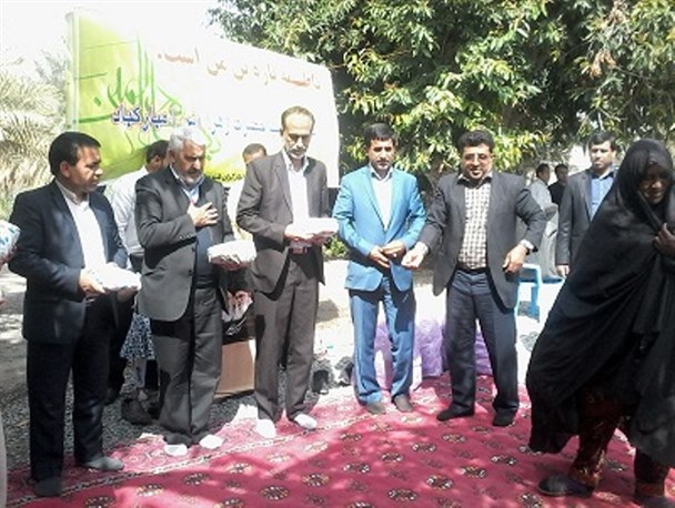 مراسم تجلیل ازهمسران شهداء جنوب کرمان برگزار شد