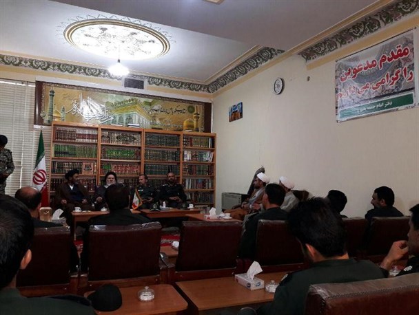 دیدار نوروزی فرماندهان سپاه فتح استان کهگیلویه وبویراحمد با امام جمعه شهر یاسوج