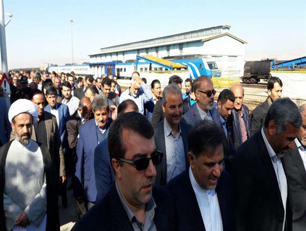 افتتاح پروژه قطار حومه ای تهران- گرمسار