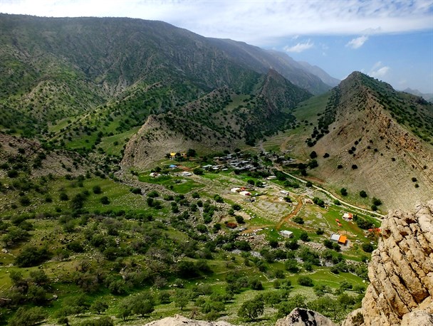 نمایی از طبیعت زیبای روستای کلگه امیرشیخی+فیلم