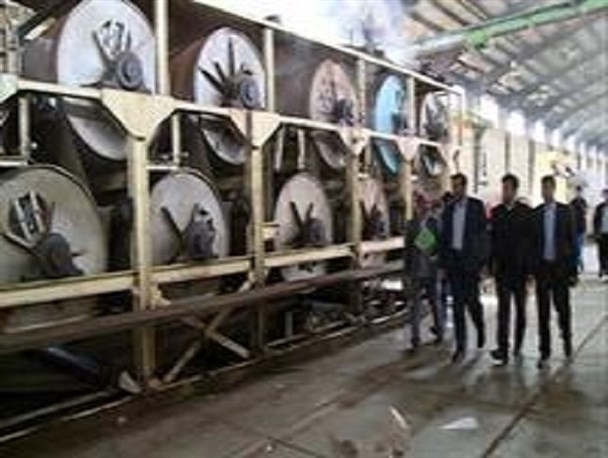 بهره برداری از کارخانه کاغذسازی مشگین شهر در هفته دولت