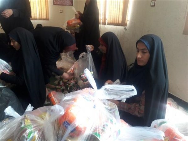 کمک رسانی گروه های جهادی به سیل زدگان شهرستان چگنی