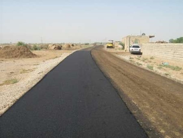 پیشرفت 60 درصدی پروژه آسفالت جاده روستای ثدین