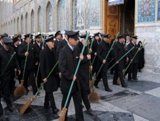 بزرگ‌ترین توفیق خدمت و نوکری به زائران امام رضا(ع) است