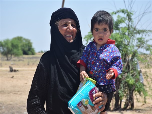 خدمت رسانی موکب های میبدی در مناطق سیل زده