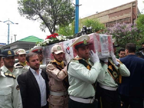 تشییع پیکر شهید "محمد محمودزاده" در اردبیل+عکس و فیلم