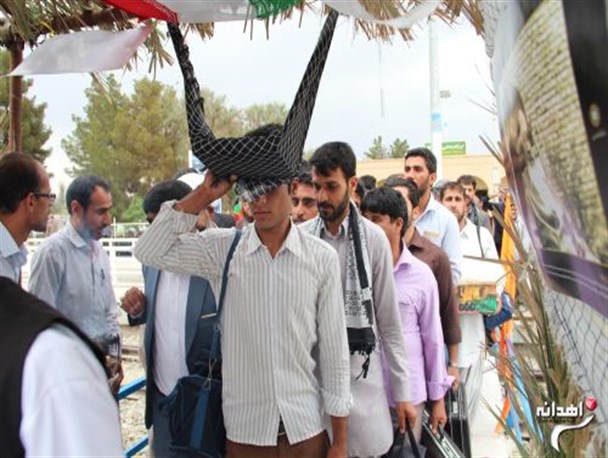 مراسم بدرقه زائران حرم امام خمینی (ره) در زاهدان
