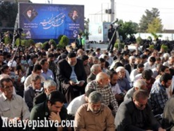 مراسم پرفیض دعای ندبه در مبدأ قیام کفن پوشان خرداد ۴۲ برگزار شد + تصاویر