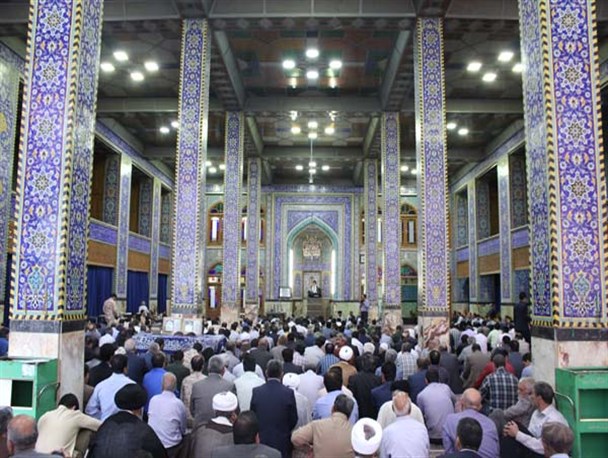برپایی مراسم یادبود والده استاندار سابق یزد در مسجد حظیره به روایت تصویر