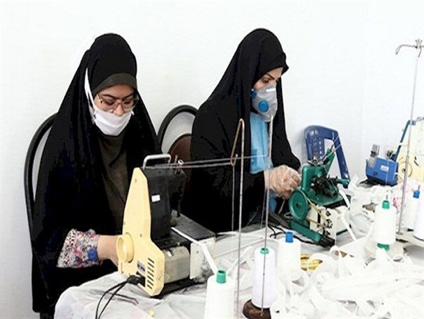 بیش از ۷۰۰ هزار ماسک در دوران کرونا تولید و توزیع شده است