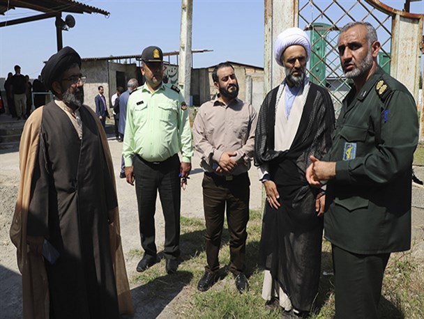 بازدید فرماندار ساری از مناطق آسیب‌دیده