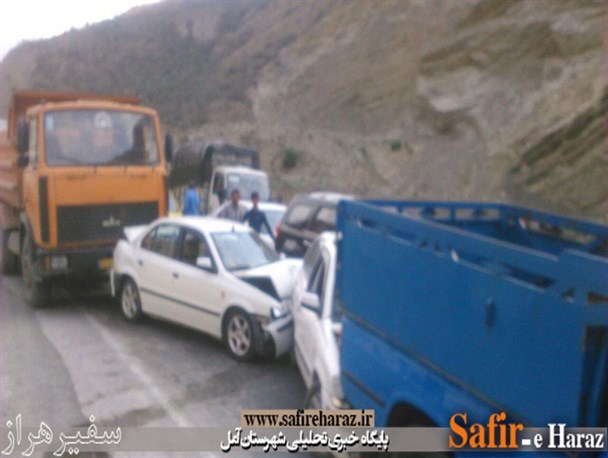 3 تصادف سنگین در محور هراز/تصاویر