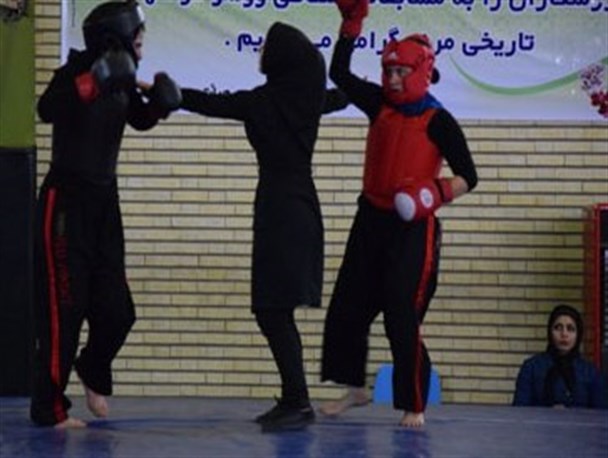 رقابتهای وشوو بانوان آذربایجانشرقی در مرند برگزار شد + تصاویر