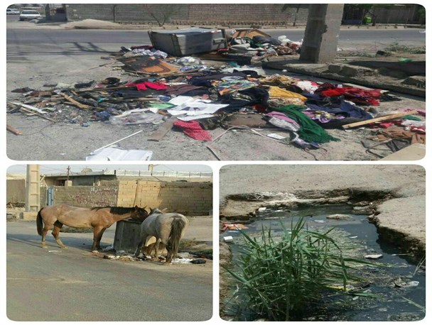 این روزهای شهرک طالقانی در شهرستان بندرماهشهر