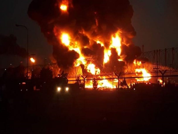 محل دپوی سوخت غیر مجاز دچار حریق شد