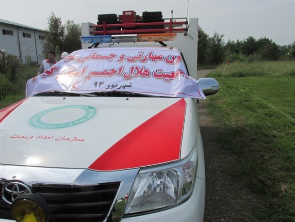 آزمون مهارت جسمانی نجاتگران هلال احمر با حضور 60 نفر در صومعه سرا