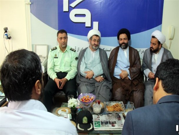 بازدید رئیس عقیدتی‌سیاسی فرماندهی انتظامی مازندران از دفتر آوای شمال