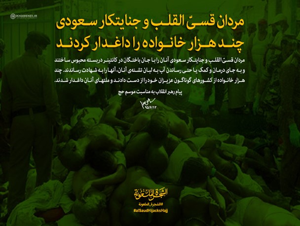 تعبیرات بی سابقه مقام معظم رهبری در باره ی سران آل سعود
