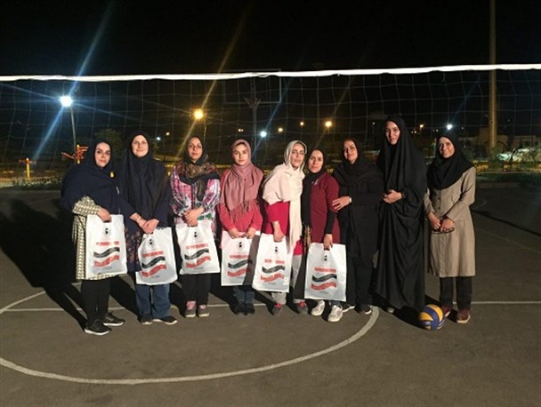مسابقات والیبال بانوان درمجموعه فرهنگی ورزشی شهربانو برگزار شد