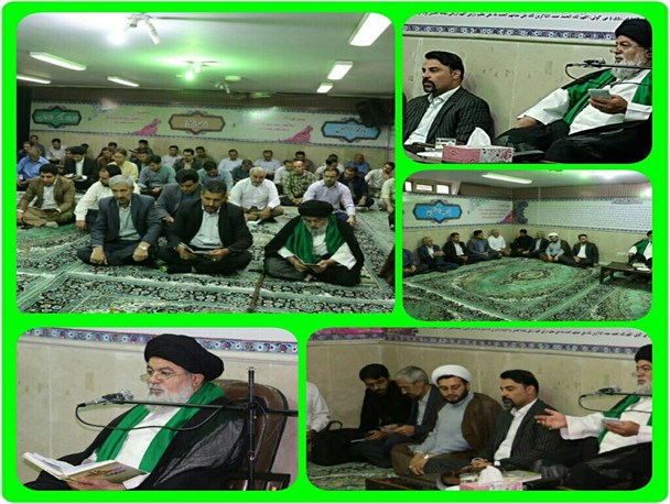 تقدیر امام جمعه بخش گلستان از سرپرست شهرداری در کلاس درس اخلاق خود+ عکس