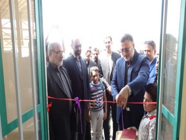 افتتاح مدرسه 2 کلاسه اردوهای جهادی در روستای برم الیگودرز +تصویر
