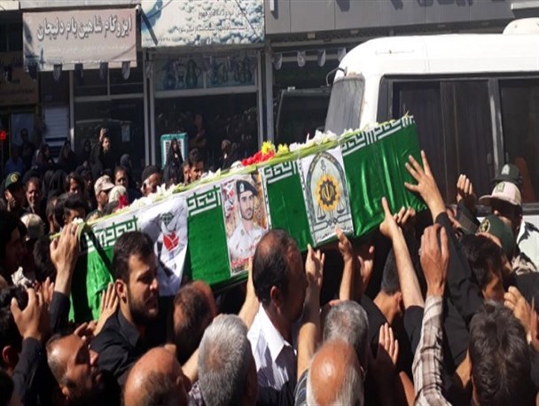 مراسم تشییع شهید «مجید شیری» در خمین