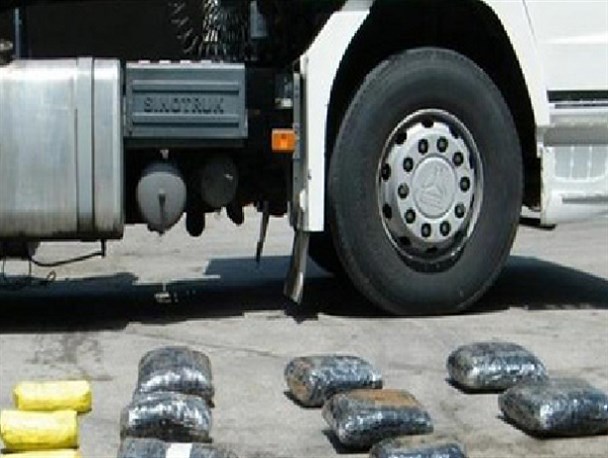 کامیون حامل حشیش در عسلویه توقیف شد