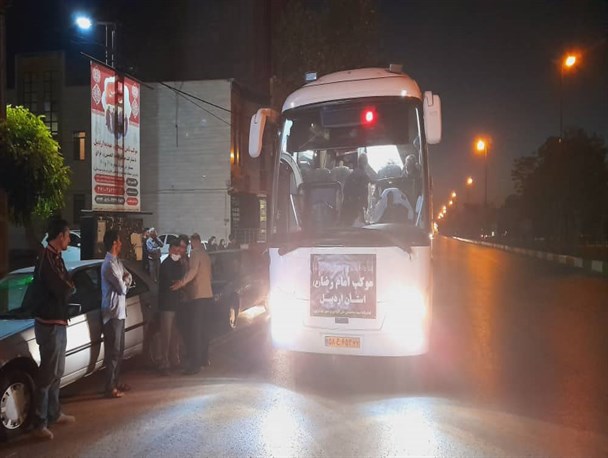 اعزام خادمین موکب امام رضا(ع) اردبیل به کربلای معلا+فیلم