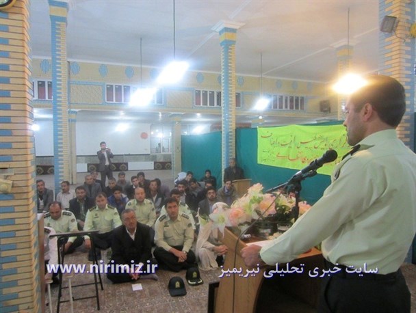 جلسه پرسش و پاسخ فرمانده نیروی انتظامی شهرستان نیر+تصاویر