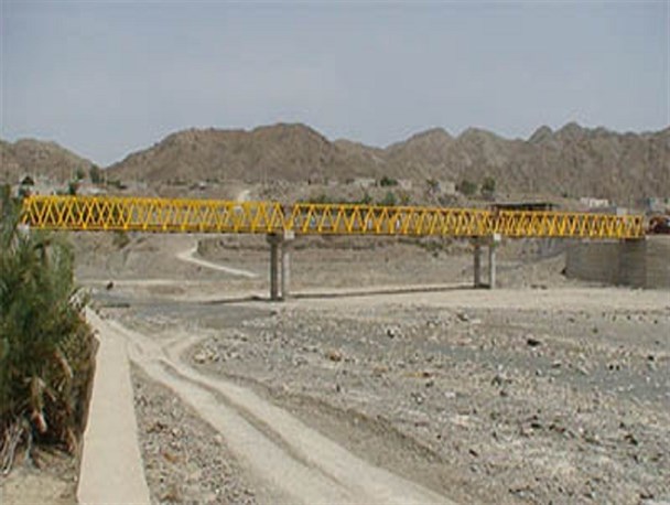 دومین پل فلزی سیستان و بلوچستان در شهرستان سرباز افتتاح شد