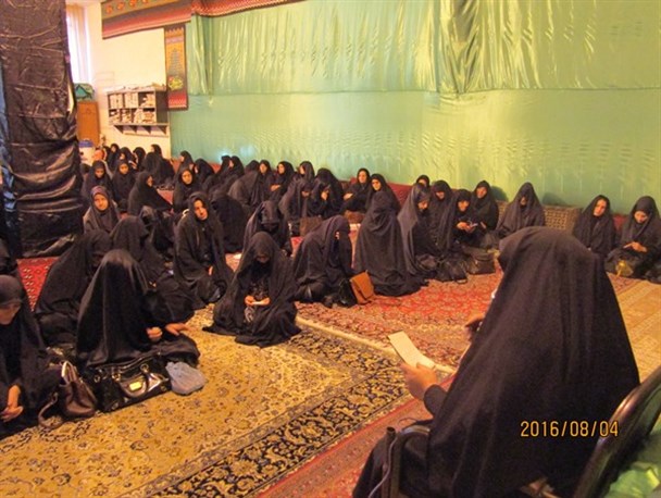 حضور بانوان عزادار حسینی در هیأت رزمندگان عترت خواهران به روایت تصویر
