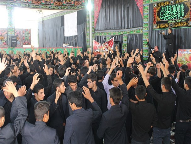 تجمع بزرگ نوجوانان عاشورایی در خلیل آباد