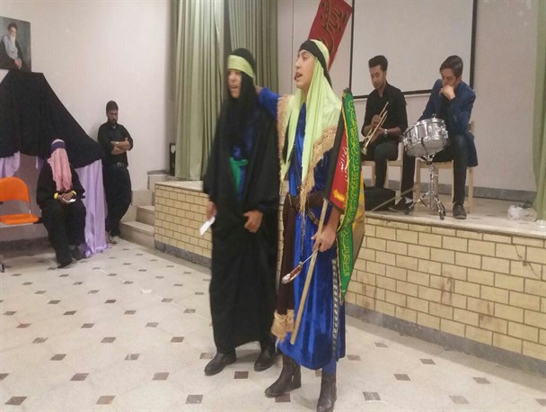 تعزیه، با زبان شیوای کودکانه و ابراز عشق به امام حسین(ع)