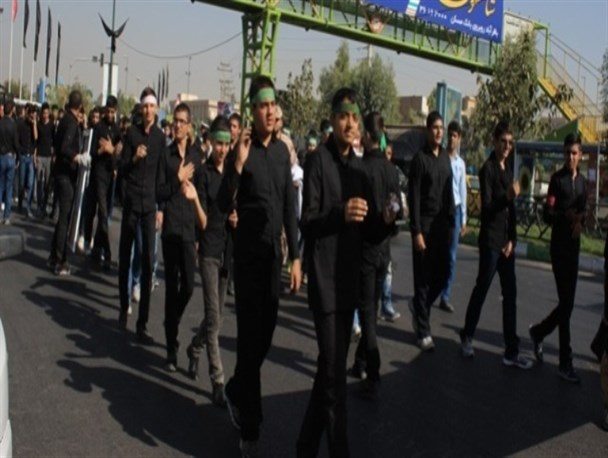 سوگواری ˝احلی من العسل˝ در شهرستان قرچک برگزار شد+ تصاویر