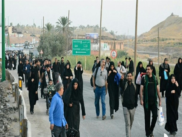 افزایش تردد زوار اربعین از مرز خسروی