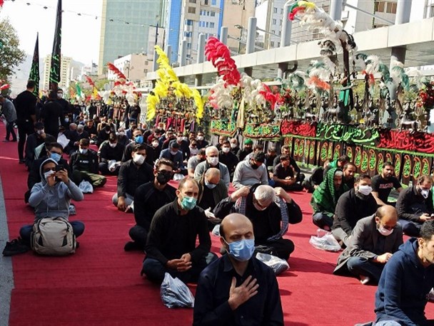 عزاداری اربعین حسینی در جوار حرم امام رضا(ع) برگزار شد