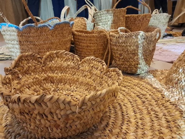 معجزه دستان بانوی هنرمند مازندرانی با "گاله‌ها"/ آرزویم داشتن یک کارگاه حصیربافی است