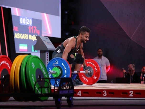وزنه برداری قهرمانی آسیا| عسکری در جایگاه یازدهم دسته ۶۱ کیلوگرم ایستاد